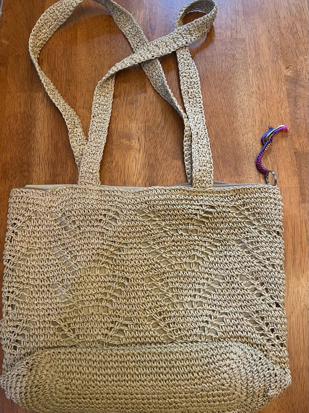 2 Crocheted/Woven Bags (1 is Sonoma)